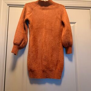 DEEP ORANGE DRESS. NWOT